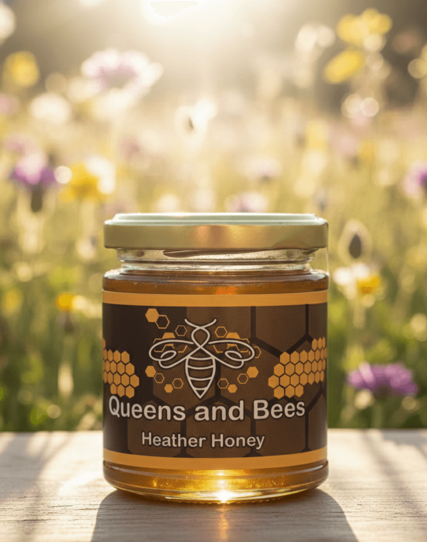 Heather Honey Queens and Bees Heather Honey