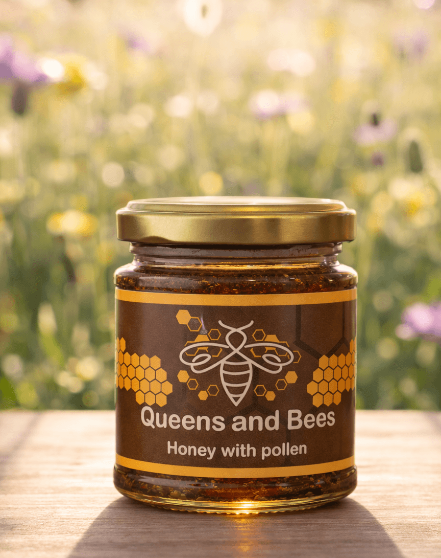 Honey with pollen